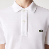  Áo Lacoste Slim Fit Petit Piqué Cotton Polo 'White' 