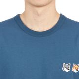  Áo Maison Kitsune Double Fox Head Patch 'Navy' 