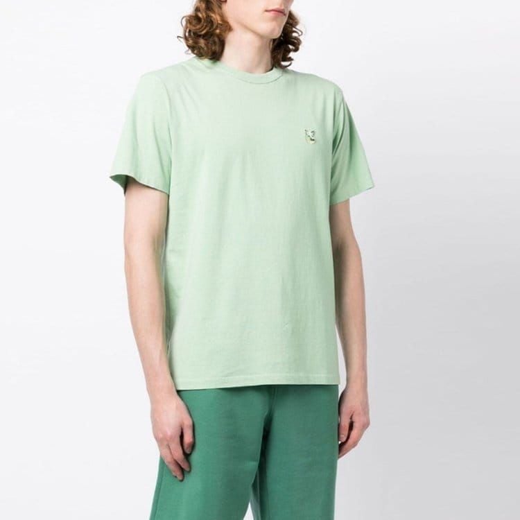  Áo Maison Kitsune Tonal Fox Head Patch 'Green' 