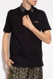  Áo Nam Versace Polo Shirt With Logo 'Black' 
