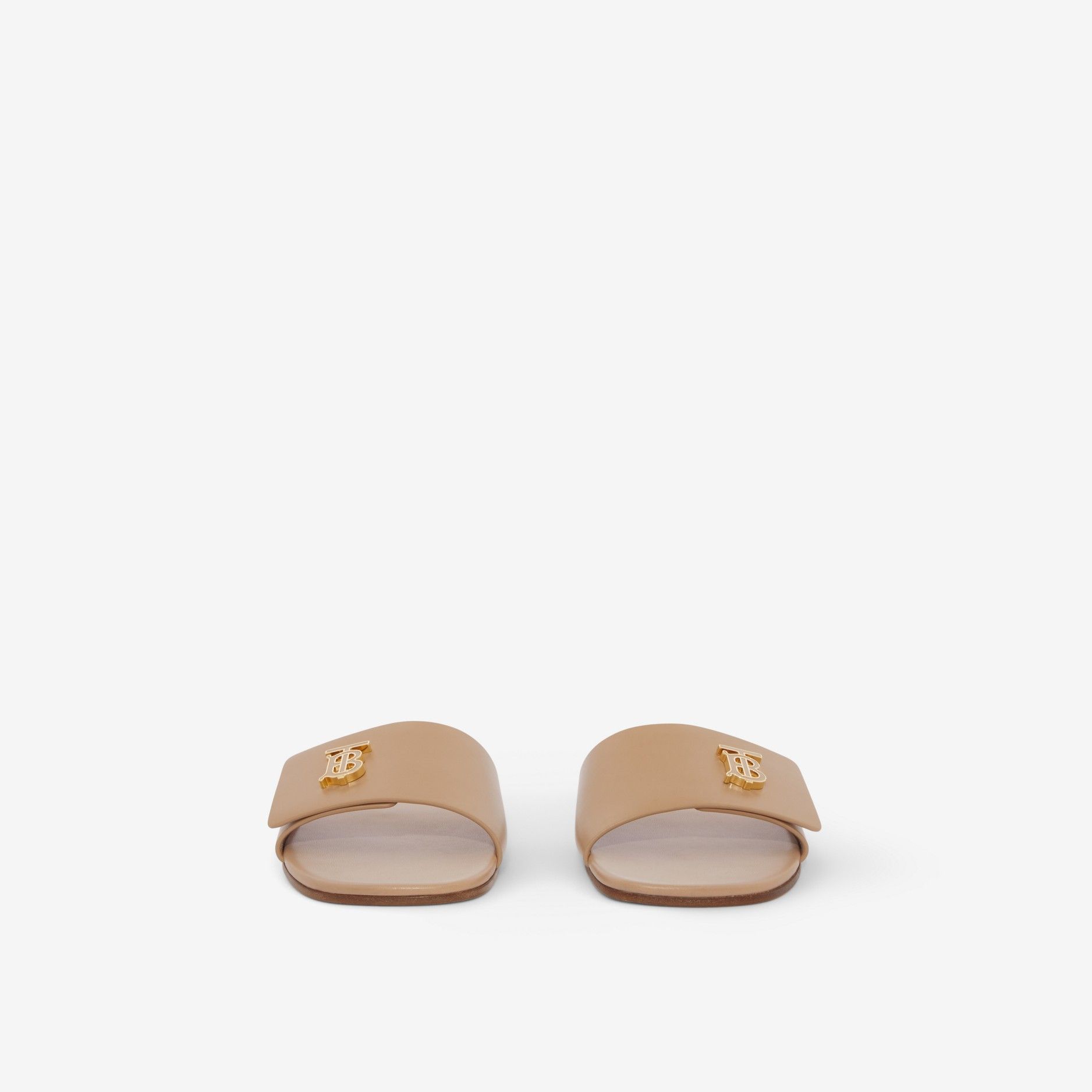 Dép Nữ Burberry Monogram Motif Slides 'Chestnut Beige' 80631931 – LUXITY