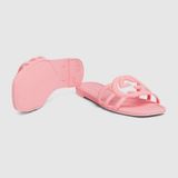  Dép Nữ Gucci Interlocking G Slide Sandal 'Pink' 