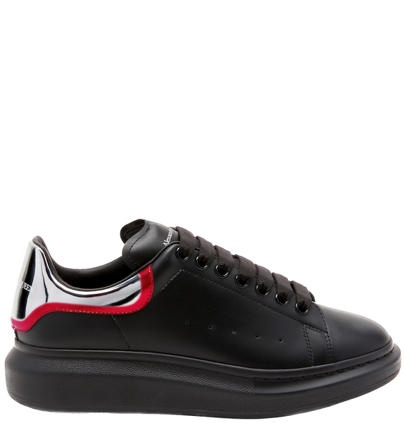  Giày Nam Alexander McQueen Oversized 'Black Silver' 