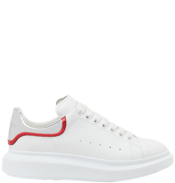  Giày Nam Alexander McQueen Oversized 'White Silver' 