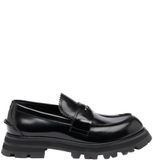  Giày Nam Alexander McQueen Seal Logo Loafer 'Black' 