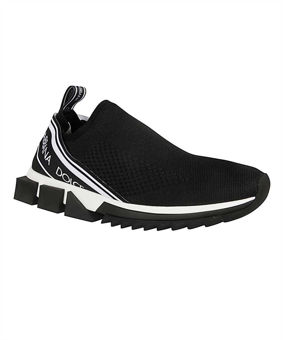  Giày Nam Dolce & Gabbana Sorrento Knit Sneakers 'Black' 