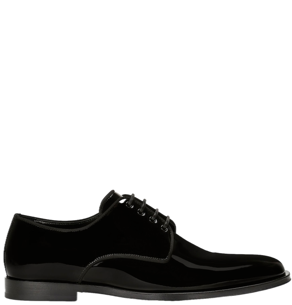  Giày Nam Dolce & Gabbana Glossy Patent Derby 'Black' 