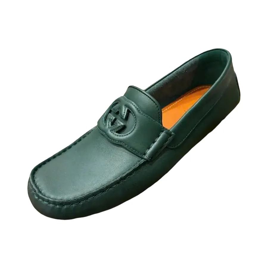  Giày Nam Gucci Interlocking G Moccasins 'Green' 