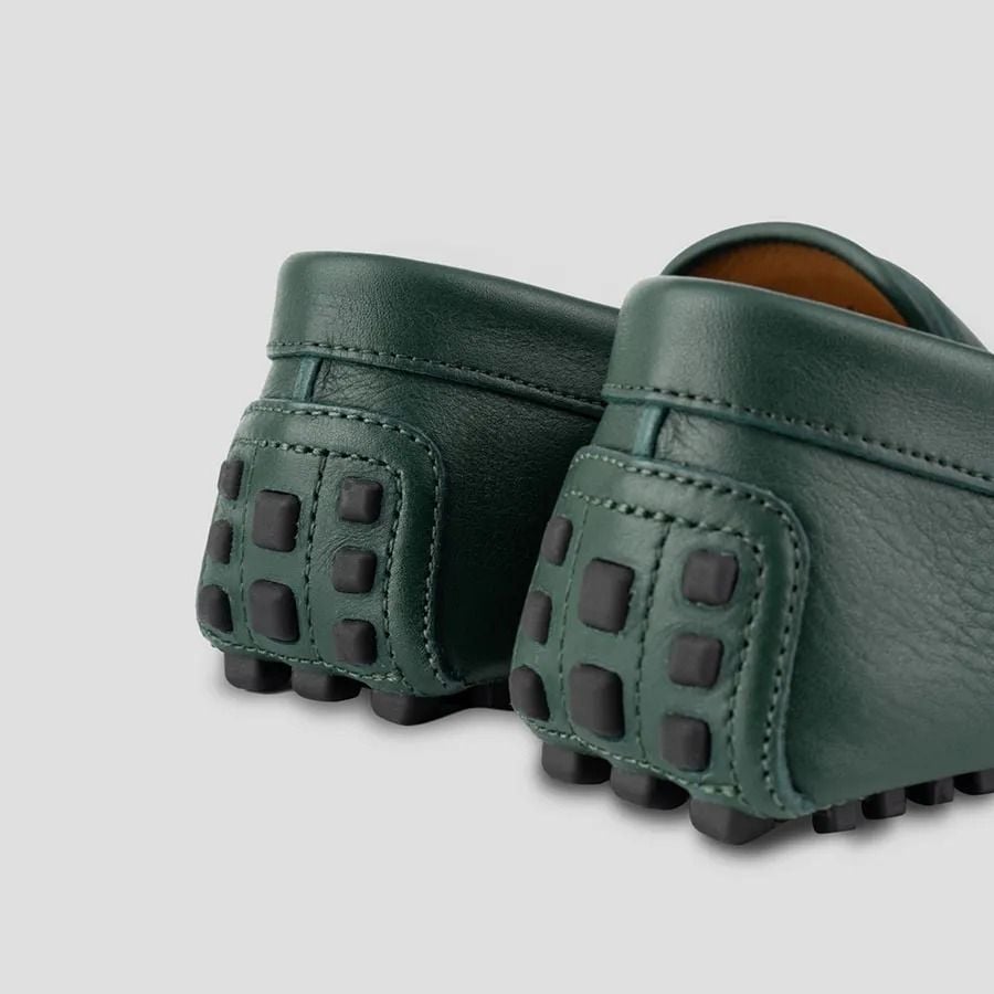 Giày Nam Gucci Interlocking G Moccasins 'Green' 