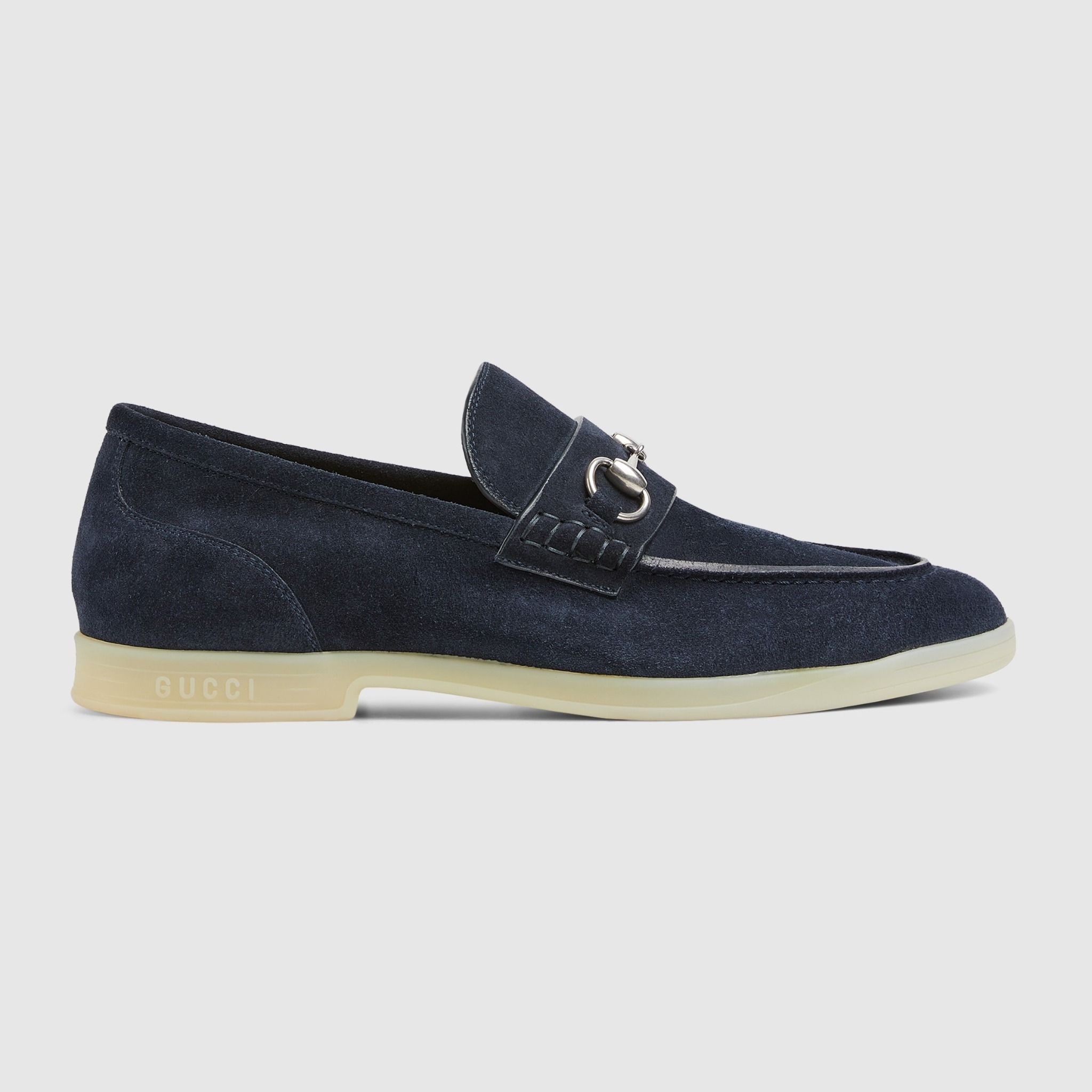  Giày Nam Gucci Loafer With Horsebit 'Dark Blue' 
