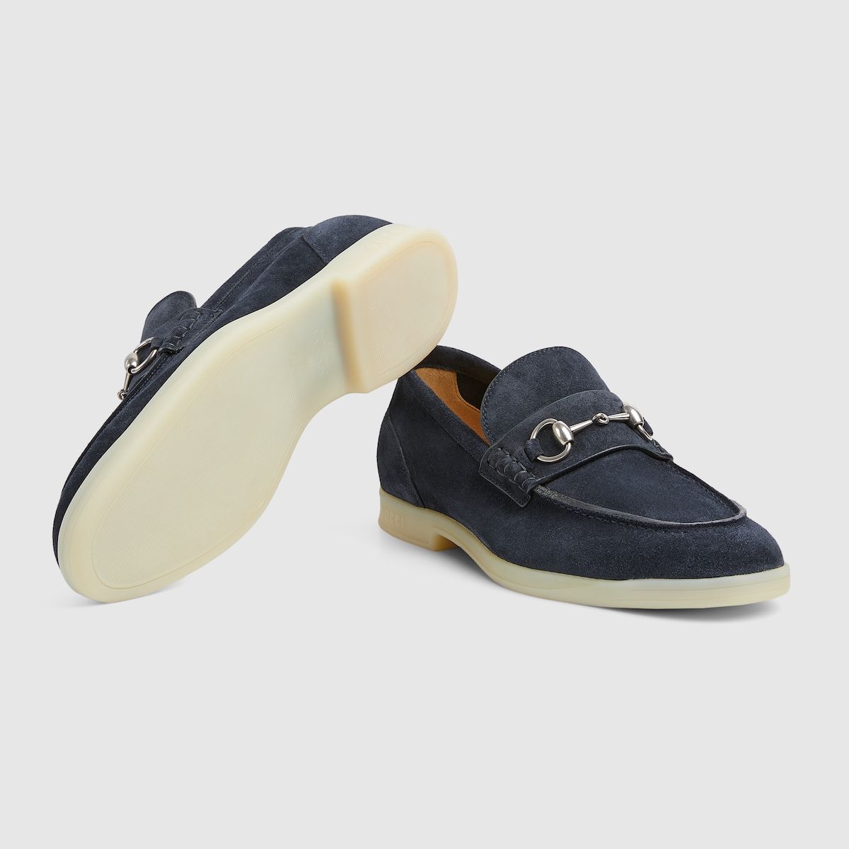  Giày Nam Gucci Loafer With Horsebit 'Dark Blue' 