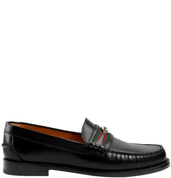  Giày Nam Gucci Loafer With Interlocking G 'Black' 