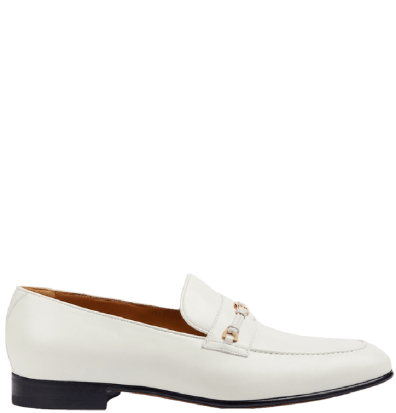  Giày Nam Gucci Loafer With Interlocking G 'White' 