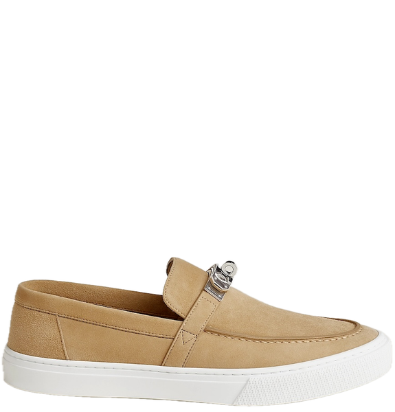  Giày Nam Hermes Game Slip-on Sneaker 'Beige Albâtre' 