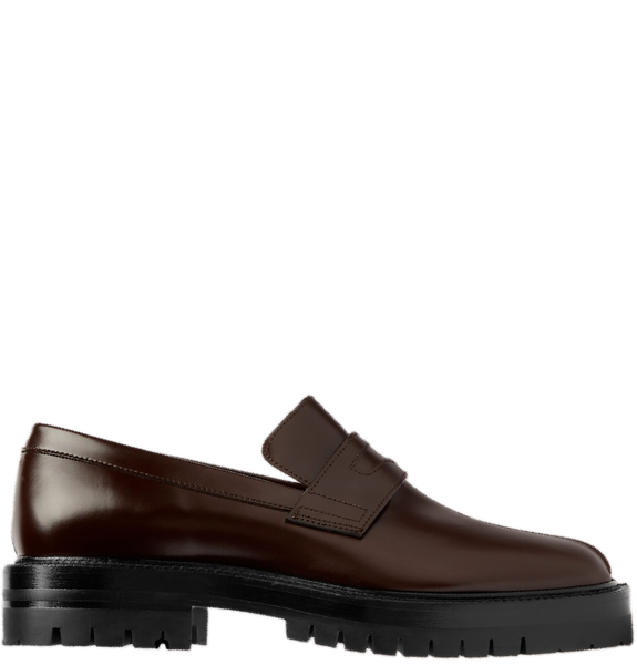  Giày Nam Maison Margiela Tabi Moccasins 'Brown' 