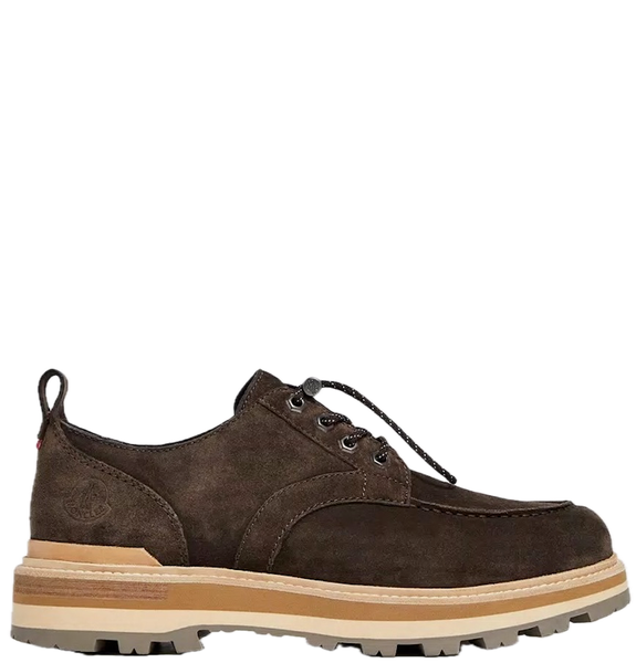  Giày Nam Moncler Peka City Derby Shoes 'Brown' 
