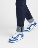  Giày Nam Prada Downtown Leather Sneakers 'Cobalt Blue' 