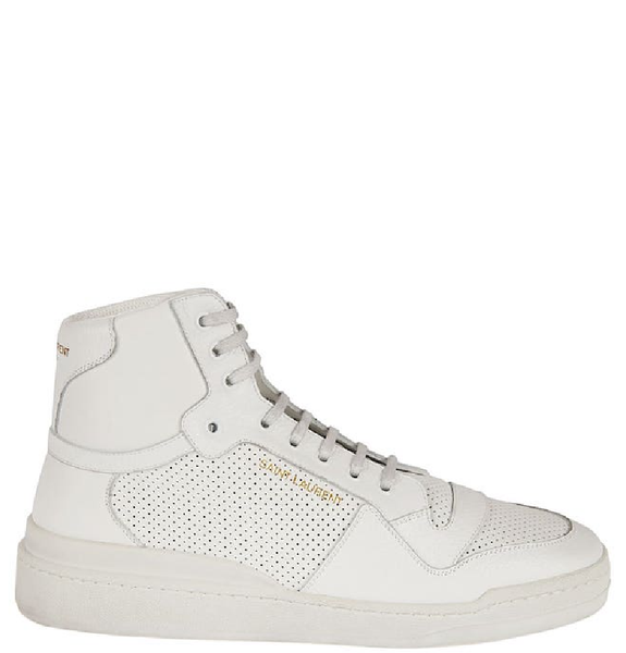  Giày Nam Saint Laurent SL24 Mid Top 'Optic White' 