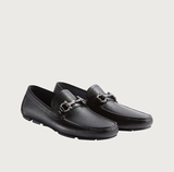  Giày Nam Salvatore Ferragamo Driver Gancini 'Black' 