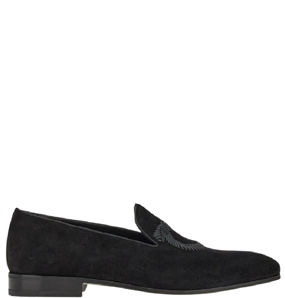  Giày Nam Salvatore Ferragamo Loafer Gancini 'Black' 