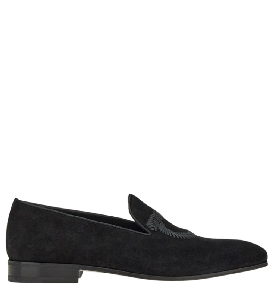  Giày Nam Salvatore Ferragamo Loafer Gancini 'Black' 