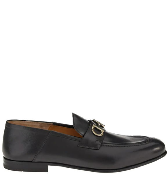  Giày Nam Salvatore Ferragamo Loafer Gancini 'Black' 