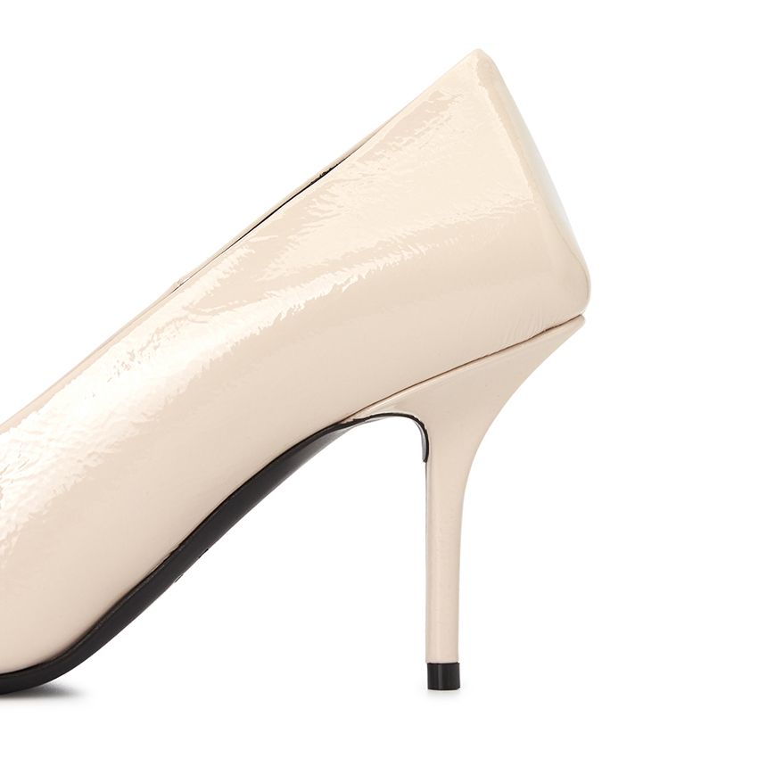  Giày Nữ Balenciaga Square Knife BB Pumps 'Beige' 