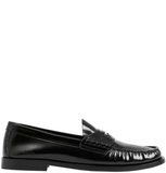  Giày Nữ Burberry Coin Detail Leather Penny Loafers 'Black' 