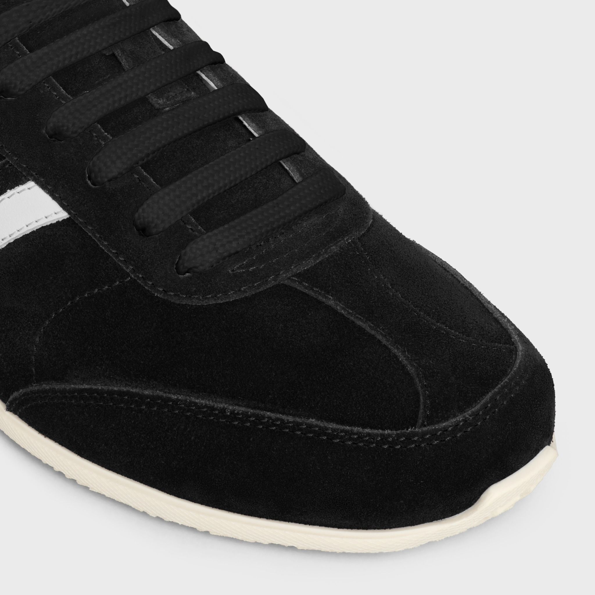  Giày Nữ Celine Jogger Low Lace-up Sneaker 'Black' 