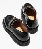  Giày Nữ Chanel Moccasins Shiny Crumpled 'Black' 