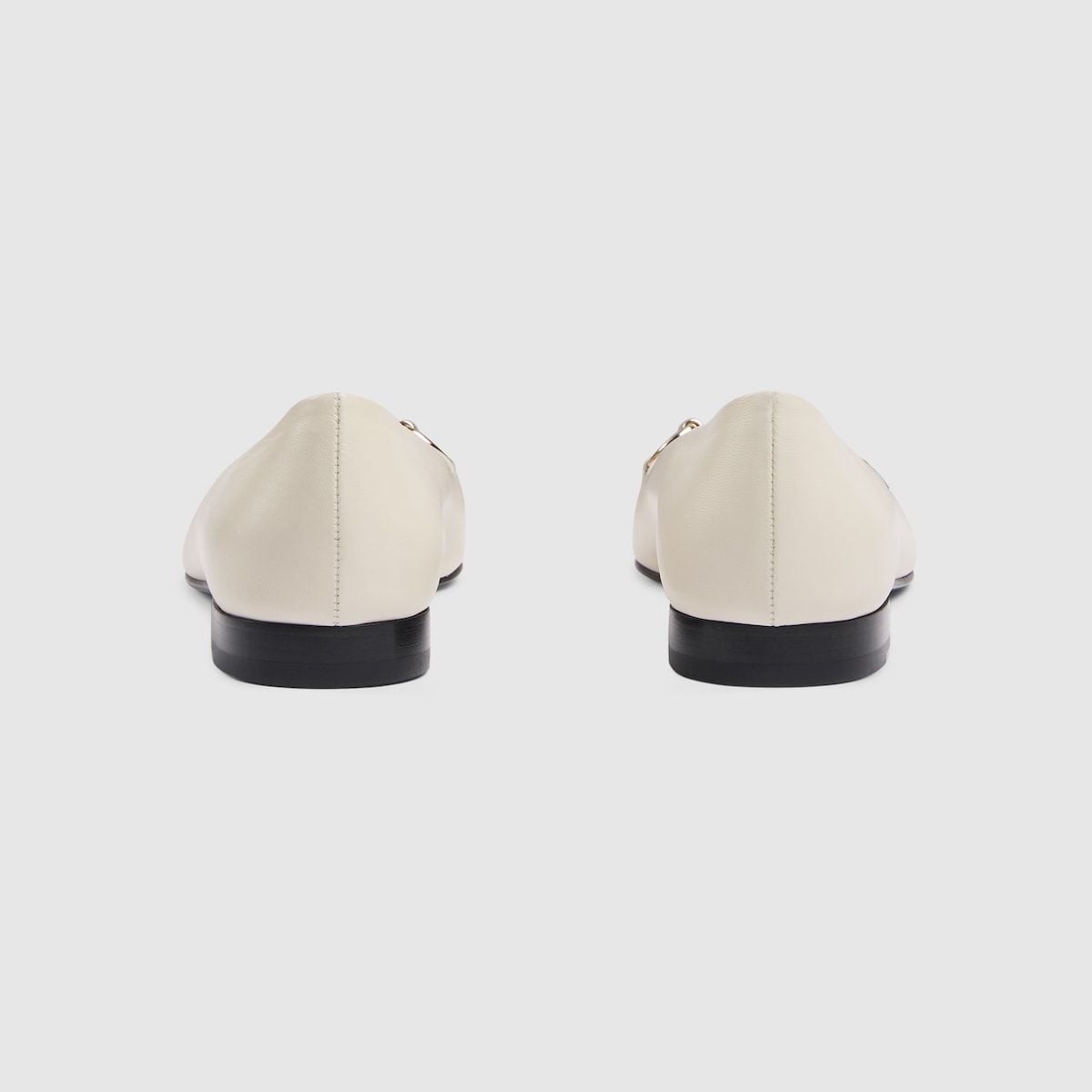  Giày Nữ Gucci Ballet Flat With Horsebit 'White' 