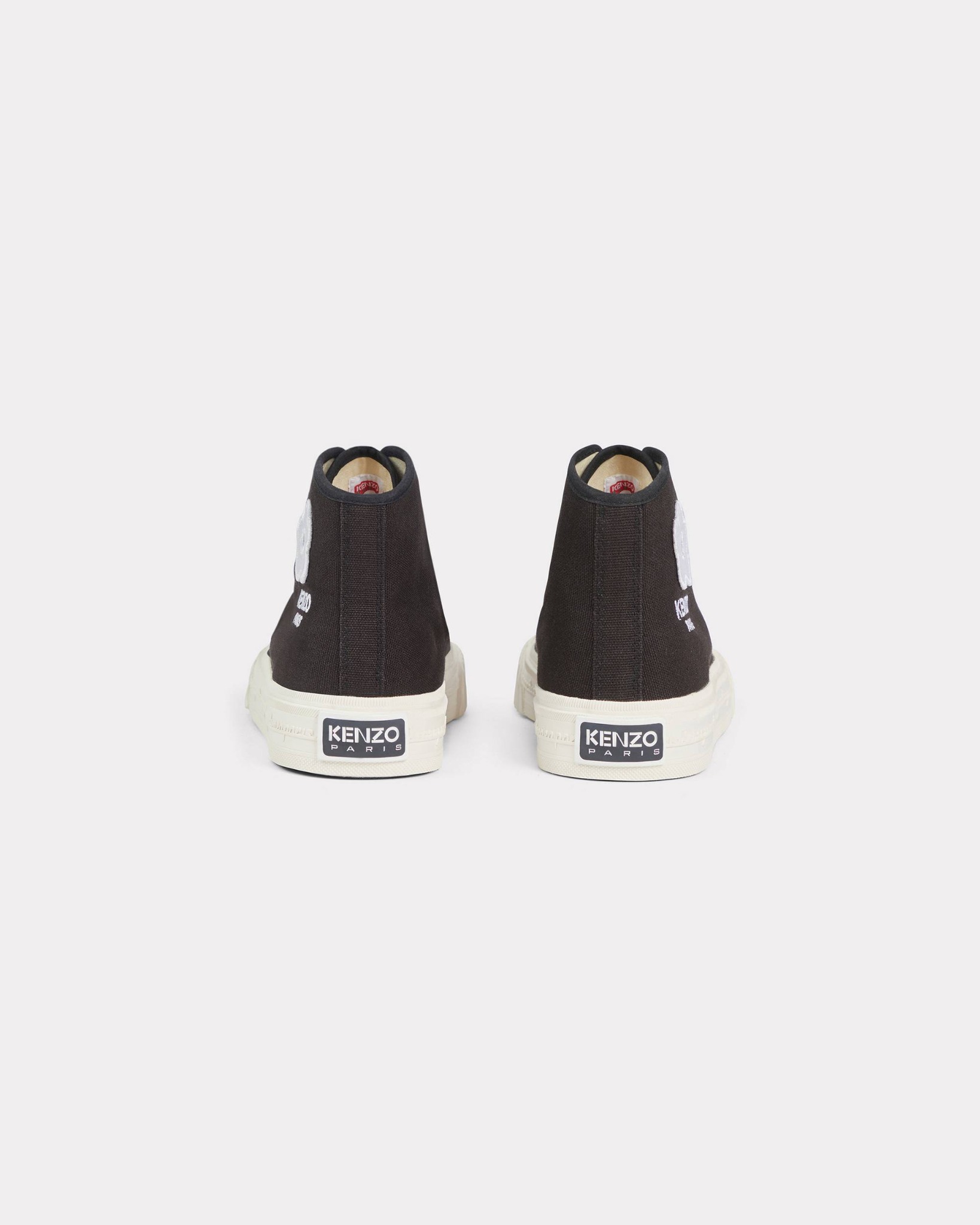 スニーカー KENZO canvas kenzo foxy high-top sneakers FE52SN025F72 Giày Nữ Kenzo Foxy Hi-top Canvas Sneakers 'Black