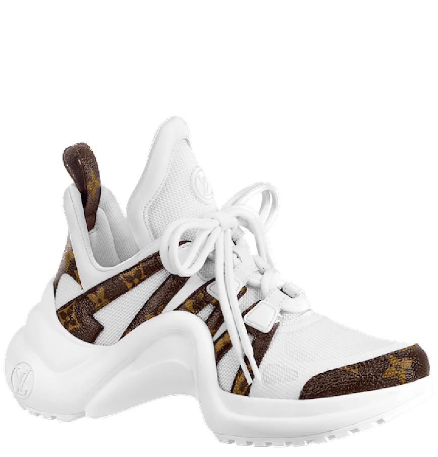  Giày Nữ Louis Vuitton Lv Archlight Trainers 'White Patent' 
