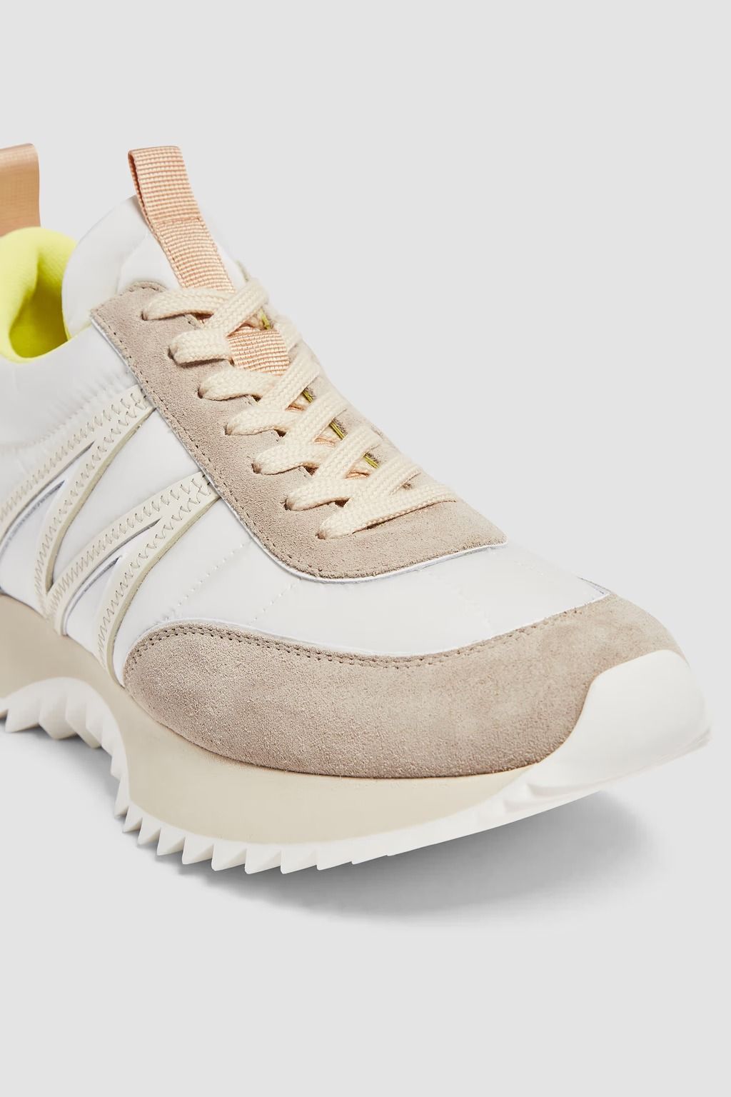  Giày Nữ Moncler Pacey Suede Trainers 'Beige' 