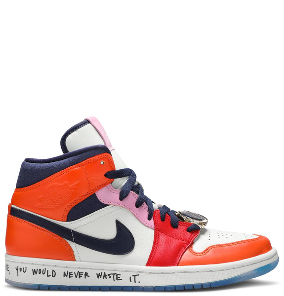  Giày Nữ Nike Melody Ehsani x Air Jordan 1 Mid 'Fearless' 