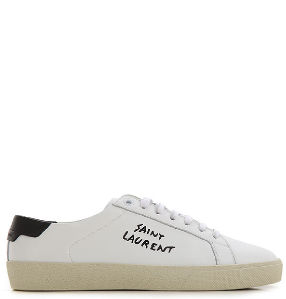  Giày Nữ Saint Laurent Court Classic SL06 Low 'Optic White Black' 