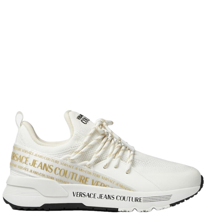  Giày Nữ Versace Jeans Couture Dynamic Logo Trainers 'White' 