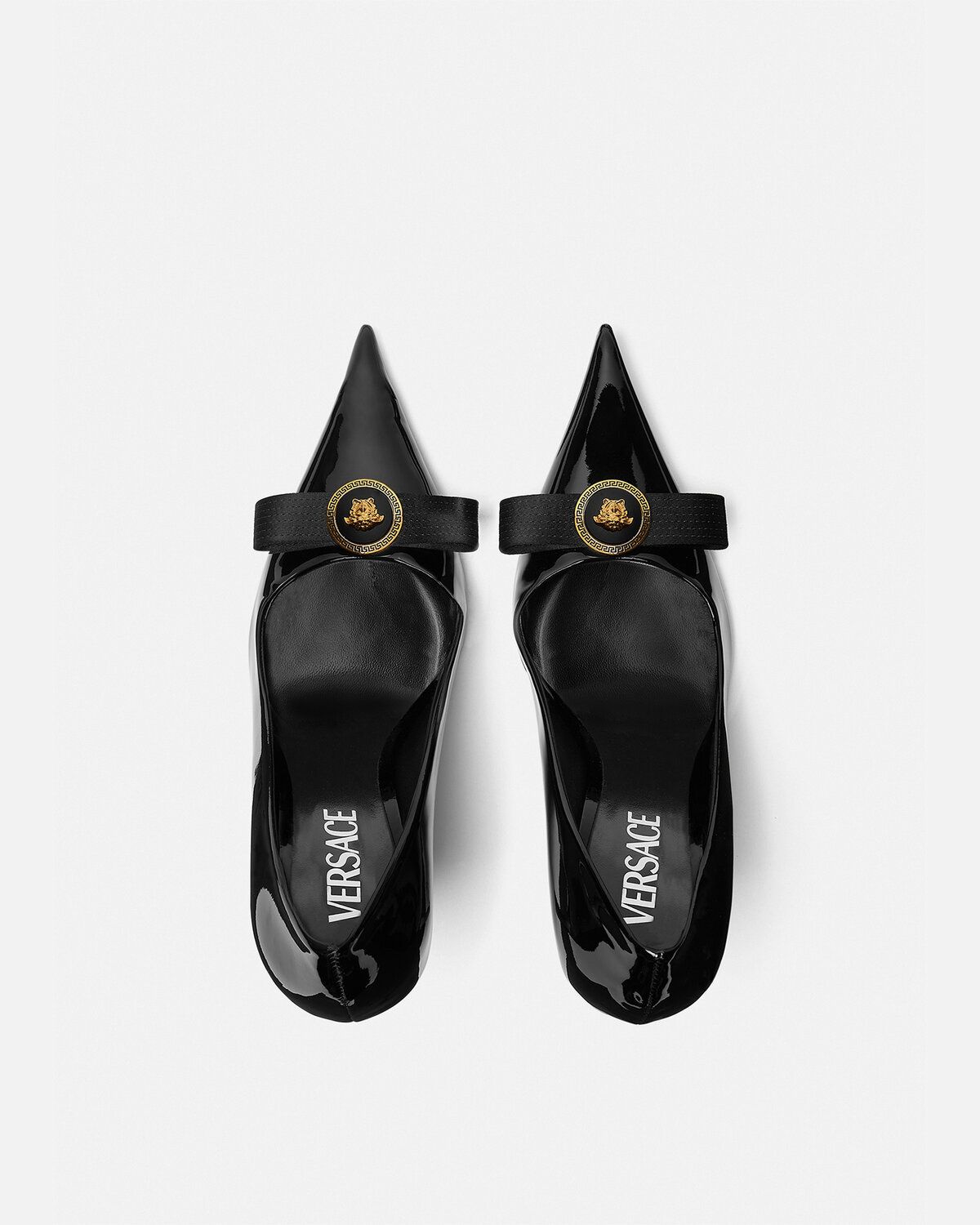  Giày Nữ Versace Gianni Ribbon Pumps 'Black' 