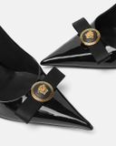 Giày Nữ Versace Gianni Ribbon Pumps 'Black' 