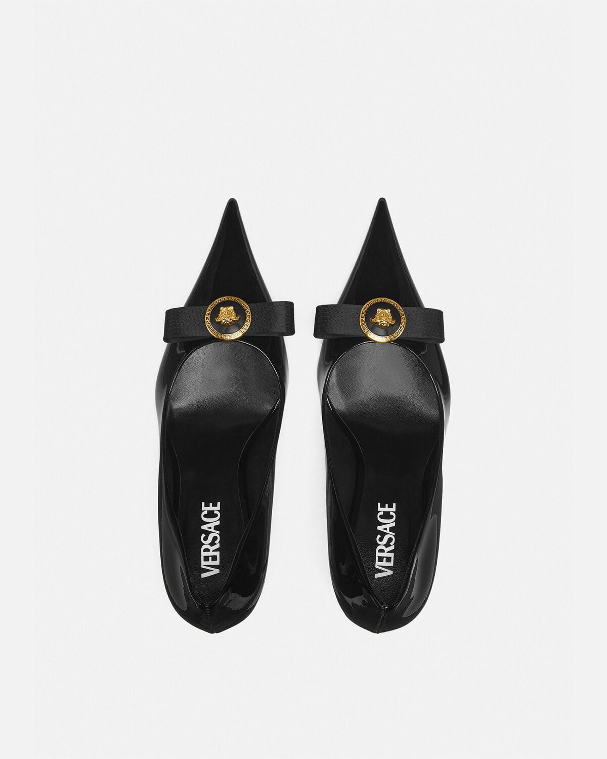  Giày Nữ Versace Gianni Ribbon Pumps 'Black' 