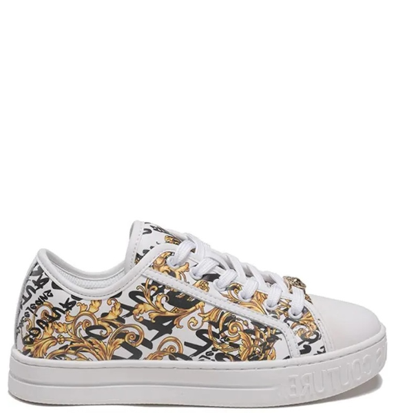  Giày Nữ Versace Jeans Couture Shoes 'White Gold' 