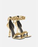  Giày Nữ Versace Medusa Chain Sandals 'Gold' 