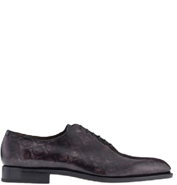  Giày Salvatore Ferragamo Nam Oxford Shoes 'Steel Black' 