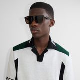 Kính Burberry Embossed Square Sunglasses 'Tortoiseshell' 