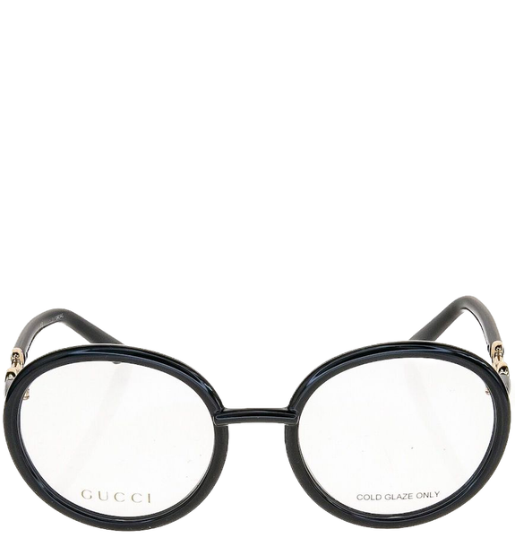 Kính Gucci Horsebit Round Retro Eyeglasses 'Black Gold' GG0891O001