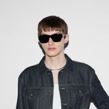  Kính Gucci Rectangular Frame Sunglasses 'Black' 