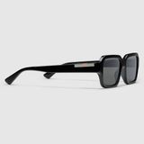  Kính Gucci Rectangular Frame Sunglasses 'Black' 