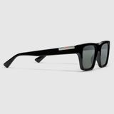  Kính Gucci Rectangular Frame Sunglasses 'Black' 