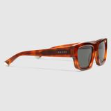  Kính Gucci Rectangular Frame Sunglasses 'Brown' 