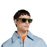  Kính Gucci Rectangular Frame Sunglasses 'Green' 